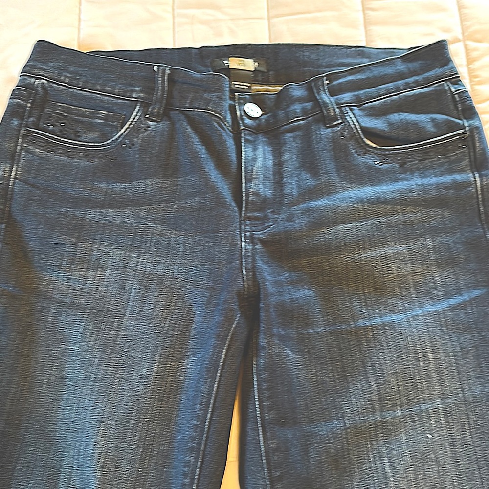 WHBM Noir 10R dark jeans
